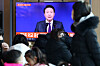 The public at Seoul Station in downtown Seoul watches President Yoon Suk Yeol makes a New Year speech on Jan. 1. One of the fake articles that was presented for the survey study on confirmation bias was President Yoon being the first Korean president to not hold a New Year’s press conference. [NEWS1]