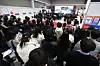 Jobseekers participate at a hiring event in southern Seoul on March 2. [YONHAP]
