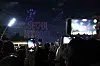 Six-eyed magpie Sussie from Netflix's animated film 'KPop Demon Hunters' appears in the night sky during the “2025 Hangang Drone Light Show” at Ttukseom Hangang Park in eastern Seoul on Sept. 7. [NEWS1]