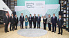 Foreign Minister Park Jin, center, and ambassadors from Asean member countries pose for a group photo at the opening ceremony of the Jeju Asean Hall in the International Peace Center Jeju on Thursday. [NEWS1]