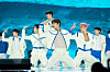 SF9 performs during Wednesday's showcase for its new EP 'The Wave Of9.' [FNC ENTERTAINMENT]