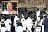 Main: A team of investigators, including forensic experts, police and firefighters, investigate on Thursday the scene where the former head of the Jogye Order, Jaseung, allegedly committed suicide by setting fire to a residence where he was staying at Chiljang Temple in Anseong, Gyeonggi. Inset: Former head of Jogye Order Jaseung. [YONHAP].