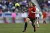 Spain midfielder Alexia Putellas eyes the ball during the first half of a SheBelieves Cup match against the United States in Harrison, New Jersey on March 8, 2020. [AP/YONHAP]