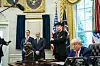 Elon Musk with President Donald Trump during a joint news conference after Musk announced his departure from his role as a special government employee in the Oval Office of the White House in Washington, May 30, 2025. Musk lashed out on Tuesday, June 3, 2025, against the far-reaching Republican bill intended to enact President Trump’s domestic policy agenda, posting on X that it was a “disgusting abomination” and telling House members who voted for it: “You know you did wrong.” (Haiyun Jiang/The New York Times)