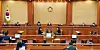 The Constitutional Court holds a public hearing on the constitutionality of the death penalty on July 14 in central Seoul. [YONHAP]