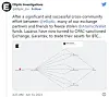 Blockchain analysis company Elliptic said Tuesday that the North Korea-linked Lazarus hacking group appeared to be using a sanctioned Russian crypto exchange to trade funds stolen through the Atomic Wallet heist for bitcoin. [SCREEN CAPTURE]