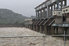 Water is released from the Gunnam Dam on the Imjin River in northern Gyeonggi on June 29. [YONHAP]