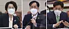 The main opposition People Power Party said Thursday it will oppose the appointments of three minister-nominees due to ethical problems. The party is protesting science minister-nominee Lim Hye-sook, left, oceans minister-nominee Park Jun-young, center, and land minister-nominee Noh Hyeong-ouk. [YONHAP]