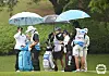 Heavy rainfall continued throughout the tournament on Sunday at Suwon Country Club in Gyeonggi. [KLPGA]