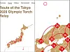 A map on the Tokyo Olympics website on the torch relay route shows the Dokdo islets in the East Sea as Japanese territory in a zoomed version of the map provided by Seo Kyeong-duk, a professor of Sungshin Women's University. [SEO KYEONG-DUK]