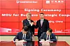 A memorandum of understanding signing ceremony was held between Daewoo Engineering & Construction (E&C) and China State Construction Engineering Corporation in Beijing. [YONHAP]