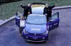 Long-distance driver Rainer Zietlow, right, and photographer Derek Collins, back left, pose with a Guinness World Records official and their Volkswagen ID.4 electric vehicle (EV) after setting a new world record for the longest journey by an EV in a single country on Hankook Tire & Technology’s EV-specific “Kinergy AS ev” tires. The duo traveled 35,000 miles across all 48 contiguous U.S. states in all-electric mode. [HANKOOK TIRE & TECHNOLOGY]