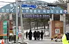 A team of bodyguards for BTS member Jin arrive at the boot camp in Yeoncheon County, Gyeonggi, on Tuesday to check on the route Jin will take as he enters the camp. [NEWS1]