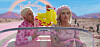An image from the upcoming film ″Barbie,″ featuring actors Ryan Gosling, left, and Margot Robbie [WARNER BROS. KOREA]