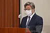 Chae Hee-bong, president of Korea Gas Corporation, attends a National Assembly hearing on Oct. 20, 2020. The Board of Audit and Inspection recently said Chae, former presidential secretary for industrial policy, had pressured the Energy Ministry to shut down the Wolsong I nuclear reactor without a proper study, which he denies. [YONHAP]
