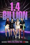 Girl group Blackpink's music video for ″Ddu-du Ddu-du″ (2018) surpasses 1.4 billion views on Monday morning. [YG ENTERTAINMENT]