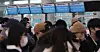 Passengers are trapped in Jeju International Airport after flights were canceled due to heavy snow and strong winds on Tuesday. [NEWS1]