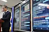 An official from Yongsan Police Precinct speaks during a briefing on drug smugglers' online networking methods through the messenger Telegram at Yongsan Police Precinct in Yongsan District, central Seoul, on May 12. [YONHAP]