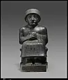 Statue of Gudea dating back to 2090 BCE [METROPOLITAN MUSEUM OF ART]