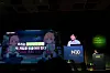 Nexon Games CEO Park Young-hyun gives a presentation during the Nexon Developer Conference on June 24, in Pangyo, Gyeonggi. [CHO YONG-JUN
