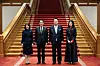 Korean, Japanese first ladies visit K-pop agency during bilateral summit