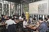 Goose Island Brewhouse Seoul’s brew master, Lee Chang-hyeon, speaks during the Goose Island tasting event at the Goose Island Brewhouse in Gangnam District, southern Seoul on May 30. [OB BEER]