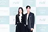 Actors Kim Soo-hyun and Seo Ye-ji pose for a press event for their upcoming tvN drama series 'It's Okay to Not Be Okay' on Wednesday. [TVN]