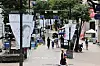 A street in Myeong-dong, central Seoul, usually crowded with tourists and shoppers, is seen almost empty Saturday. [YONHAP]