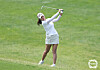Sung Yu-jin hits a shot during the Lotte Open at Bear’s Best Cheongna Golf Club in Incheon on June 3, 2022. [KLPGA]