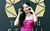 Singer Sunmi poses during the red carpet event of the Seoul Music Awards held in Thailand on Jan. 2. [NEWS1]