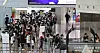 Passengers prepare to board a domestic flight at Gimpo Airport in Gangseo District, western Seoul, on Sunday. Ahead of the Chuseok holiday, which falls on Oct. 1 this year, the number of people travelling domestically during the five-day holiday has increased drastically as the pandemic has put a near halt to trips abroad. [NEWS1]