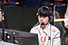 Hanwha Life Esports bot laner Kim 'Deft' Hyeok-gyu sets up to play at LoL Park. [RIOT GAMES]