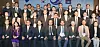 From second from left in the front row: Cambodian Ambassador to Korea Chring Botumrangsay, Deputy Prime Minister and Secretary-General of the Cambodia Development Council Sok Chenda Sophea, Korean Minister for Trade Ahn Duk-geun and Minister of Commerce of Cambodia Pan Sorasak pose at the Cambodia-Korea Business and Investment Forum at the InterContinental Seoul COEX on Friday. [YONHAP]