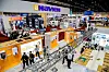 Kyung Dong Navien’s booth at Aquatherm Moscow 2021, an international B2B exhibition, held in February. [KYUNG DONG NAVIEN]