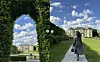 Lisa's photos of herself at the Musée Rodin’s gardens, uploaded to her Instagram on Wednesday [SCREEN CAPTURE]