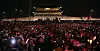 Demonstrators with candles call for then-president Park Geun-hye to step down in November 2016. [JOONGANG ILBO]