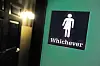 A gender neutral sign on a bathroom at a restaurant in Durham, North Carolina. [AFP/YONHAP]