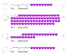 Fans of BTS leaving a slew of purple hearts to move down malicious comments on BTS's official Instagram. [SCREEN CAPTURE]