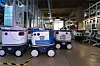 DIfferent prototype Neubiilty Neubie robots at the Neubility office in Seongdong District, eastern Seoul [CHO YONG-JUN]