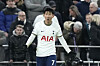 Tottenham's Son Heung-min reacts during a Premier League match against Arsenal at Tottenham Hotspur Stadium in London on Sunday.  [AP/YONHAP]