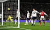 Tottenham Hotspur's Hugo Lloris scores an own goal in a match against Arsenal at Tottenham Hotspur Stadium in London on Sunday. [REUTERS/YONHAP]