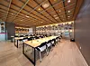 Mapo Naru Space in Mapo District, western Seoul, has study spaces that are open throughout the nighttime until 6:00 a.m. the next morning. [MAPO DISTRICT]
