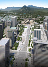 A rendering of how Gwanghwamun Square will look like following the completion of its renovation. [SEOUL METROPOLITAN GOVERNMENT]