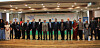 Ambassador of Bangladesh to Korea Delwar Hossain, ninth from right; Secretary-General of the Korean National Commission for UNESCO Han Kyung-Koo, 10th from right; and members of the diplomatic corps in Seoul join the International Mother Language Day celebration hosted by the embassy and the Unesco office in Seoul on Tuesday. [EMBASSY OF BANGLADESH IN KOREA]