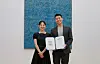 Celebrity couple Yoon Seung-ah, left, and Kim Moo-yul have been appointed as the honorary ambassadors for Korea Art Week 2020. [KOREA ARTS MANAGEMENT SERVICE]
