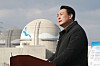 President Yoon Suk-yeol visiting one of the nuclear power plant construction site in Uljin, North Gyeongsang, in December 2021 as a presidential candidate. [YONHAP]