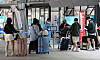 A Covid-19 testing center at Incheon International Airport [YONHAP]