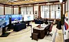In this file photo, President Moon Jae-in participates in the virtual summit of the Association of Southeast Asian Nations (Asean) with Korea, Japan and China at the Blue House on April 14, 2020. [YONHAP]