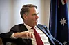 Deputy Prime Minister and Minister for Defense of Australia Richard Marles speaks with the Korea JoongAng Daily and the JoongAng Ilbo in Seoul on Tuesday. [OFFICE OF THE DEPUTY PRIME MINISTER OF AUSTRALIA]