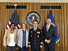 National Police Agency Commissioner General Yoon Hee-Keun, second from right, visits the U.S. Federal Bureau of Investigation on Monday. [NATIONAL POLICE AGENCY]